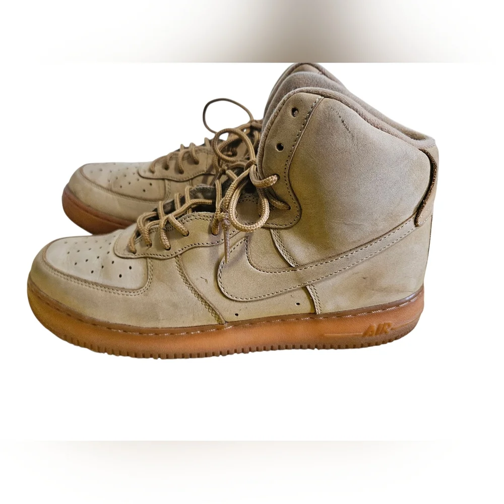 Size 11 - Nike Air Force 1 High '07 LV8 WB Flax 2016 - FLAX